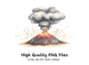 Volcano Eruption Clipart Bundle