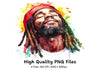 Reggae Man Clipart Bundle