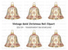 Elegant Christmas Bell Clipart Bundle