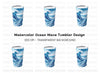 Dynamic Ocean Wave Tumbler Clipart Bundle