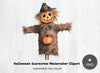 Halloween Scarecrow Clipart Bundle