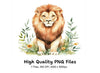 Majestic Lion Clipart Bundle