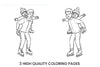 Father and Son Ice Skating Fun Coloring Books