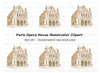 Grand European Opera House Clipart Bundle
