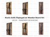 Dagger Clipart Bundle on Wooden Boards