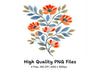 Vibrant Flower Clipart Bundle