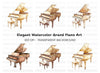Elegant Grand Piano Clipart Bundle