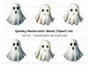 Spooky Ghost Clipart Bundle