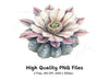 Cactus Succulent Clipart Bundle