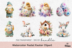 Pastel Easter Clipart Bundle - 360 Designs - CraftNest - Digital Crafting and Art