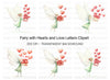 Fairy With Hearts Clipart Bundle