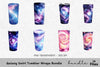 Galaxy Swirl Tumbler Clipart Bundle