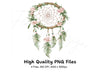 Floral Dreamcatcher Clipart Bundle