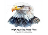 Majestic Eagle Head Clipart Bundle