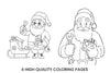 Santa Claus Mechanic Coloring Books