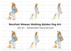 Golden Retriever Clipart Bundle for Women