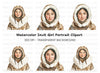 Inuit Children Clipart Bundle