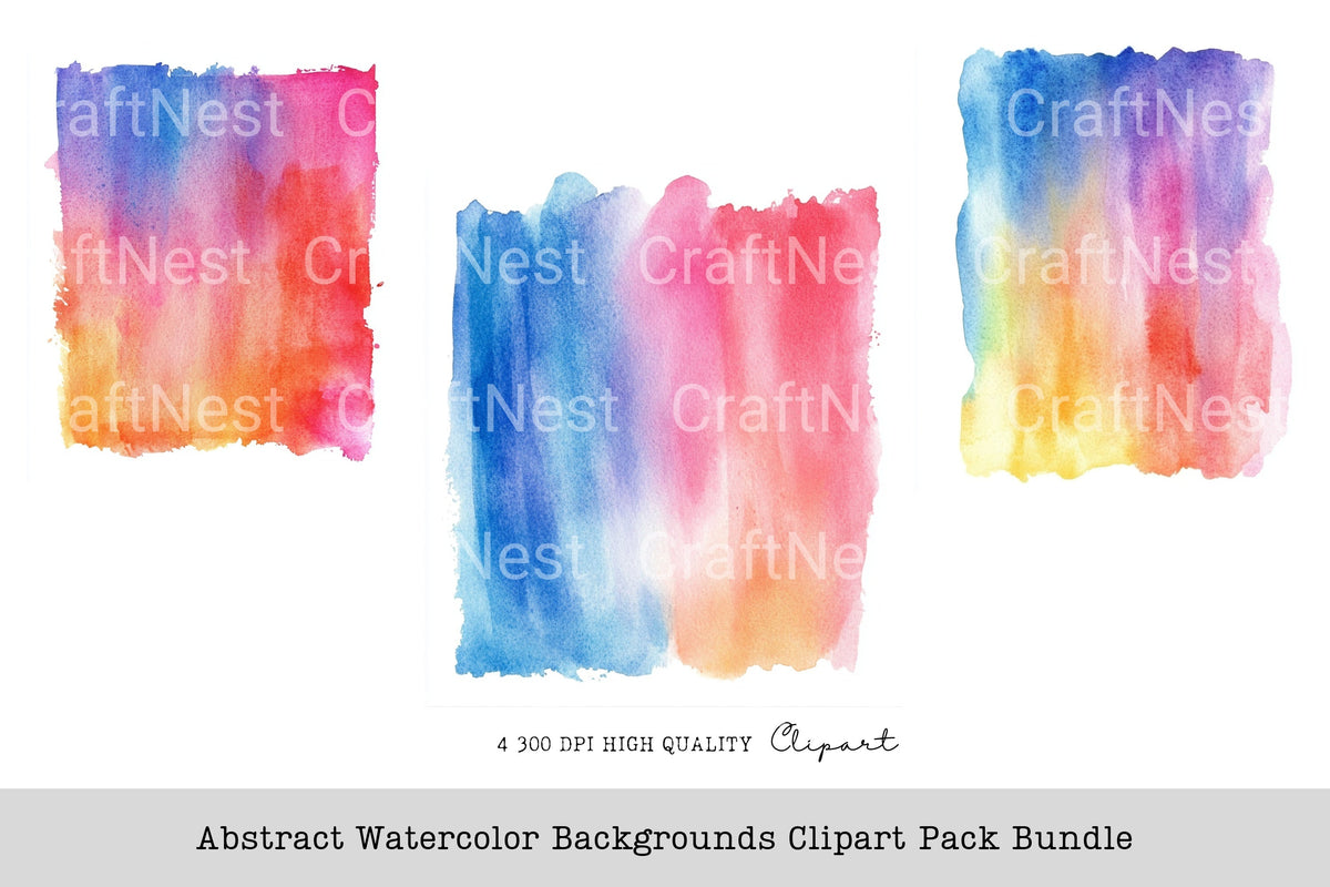 Abstract Backgrounds Clipart Bundle
