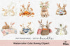 Cute Bunny Clipart Bundle