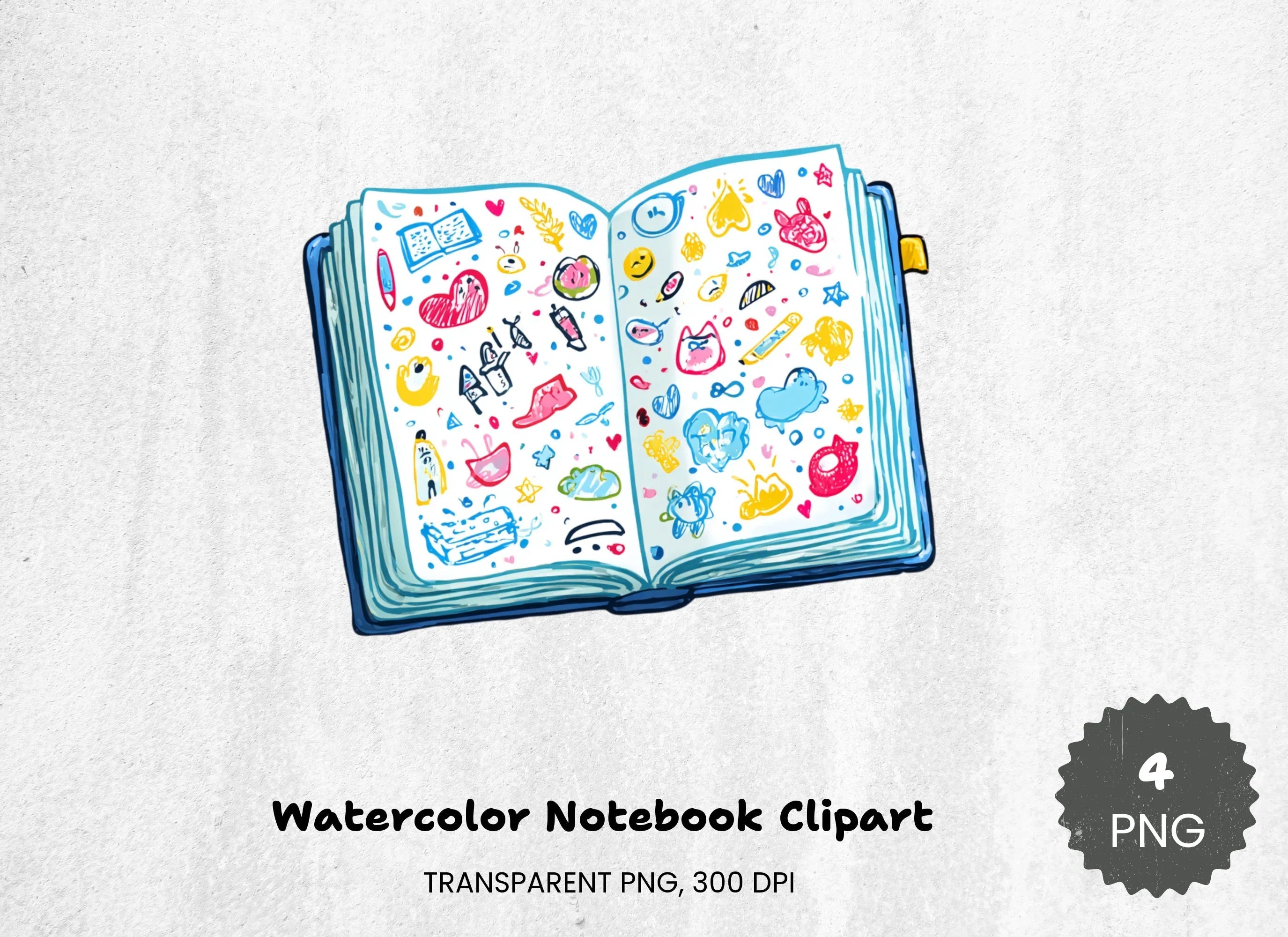 Notebook Clipart Bundle - CraftNest - Digital Crafting and Art