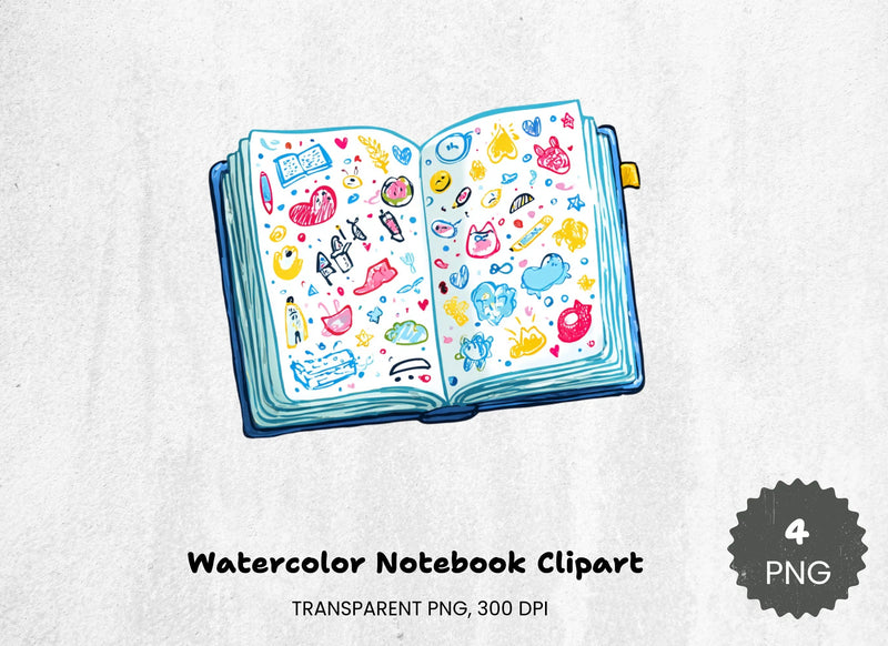 Notebook Clipart Bundle - CraftNest - Digital Crafting and Art