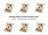 Aged King Playing Card Clipart Bundle