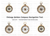 Vintage Compass Clipart Bundle