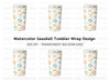 Seashells and Starfish Tumbler Clipart Bundle