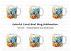 Colorful Underwater Coral Clipart Bundle