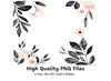 Elegant Floral Corners Clipart Bundle
