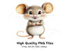 Charming Mouse Clipart Bundle