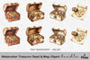 Treasure Chest Map Clipart Bundle
