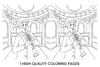 Christmas Clarinet Player Coloring Books