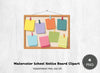 School Notice Board Clipart Bundle