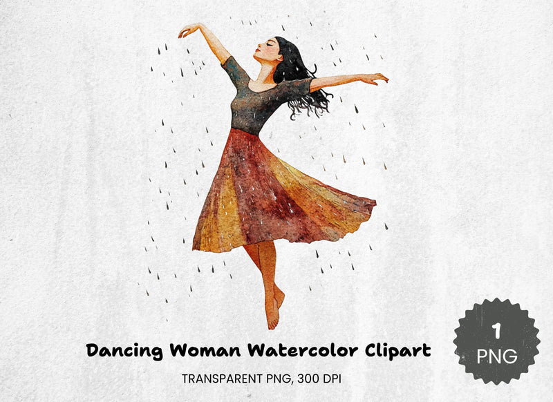 Dancing Woman Clipart Bundle - CraftNest - Digital Crafting and Art