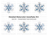 Snowflake Clipart Bundle