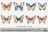 Vibrant Butterfly Clipart Bundle