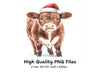 Christmas Calf Clipart Bundle