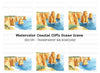 Ocean Cliffs Clipart Bundle