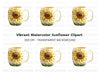 Sunflower Clipart Bundle