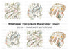 Floral Quilt Clipart Bundle