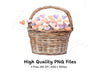 Heart Baskets Clipart Bundle