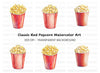 Delicious Popcorn Clipart Bundle