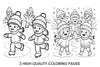 Happy Kids Ice Skating Coloring Books