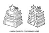 Christmas Coloring Books and Hot DrinksPlanner Coloring Books