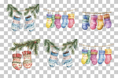 Sock Hanging Clipart Bundle for Crafts and Design - CraftNest - Digital Crafting and Art