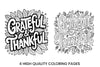 Grateful Thankful Autumn Coloring Books