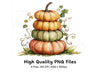 Pumpkin Stacks Clipart Bundle
