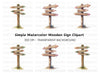 Rustic Wooden Arrow Signpost Clipart Bundle