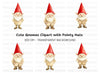 Cute Gnomes Clipart Bundle